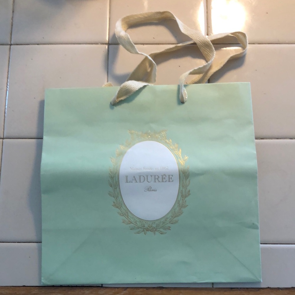 Laduree paris macaron collectible bag